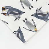 King Penguin Frenzy Fleece Blanket (kies kleur) Deken (Hoek)