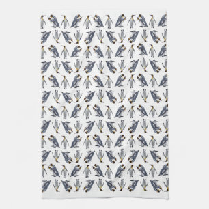 King Penguin Frenzy Kitchen Towel (kies kleur) Theedoek