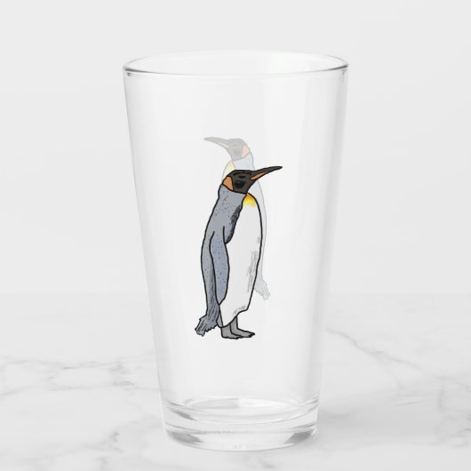 King Penguin Glas (Achterkant)