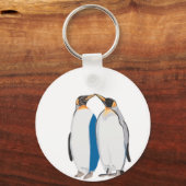 King Penguin Pair Kissus Sleutelhanger (Achterkant)