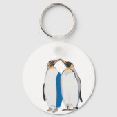 King Penguin Pair Kissus Sleutelhanger (Achterkant)