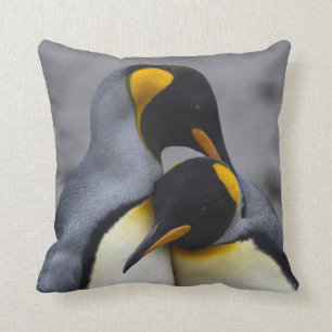 King Penguins in Love Pillow Kussen