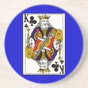 King Poker Player Coaster Zandsteen Onderzetter