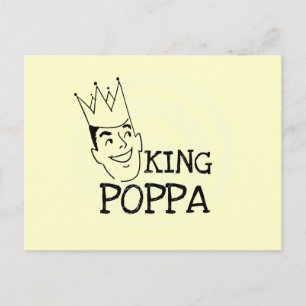 King Poppa T-shirts en geschenken Briefkaart