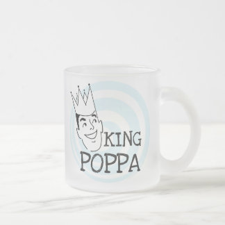King Poppa T-shirts en geschenken Matglas Koffiemok