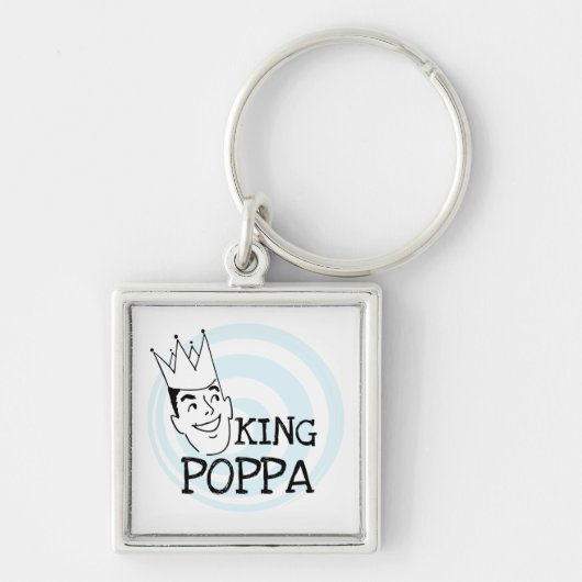King Poppa T-shirts en geschenken Sleutelhanger (Voorkant)