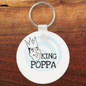 King Poppa T-shirts en geschenken Sleutelhanger (Voorkant)