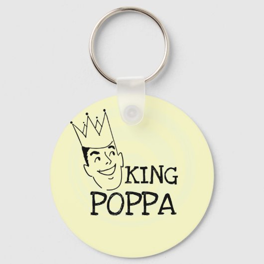 King Poppa T-shirts en geschenken Sleutelhanger (Voorkant)