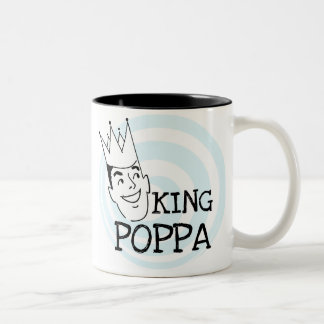 King Poppa T-shirts en geschenken Tweekleurige Koffiemok