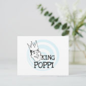 King Poppi T-shirts en geschenken Briefkaart (Staand voorkant)