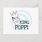 King Poppi T-shirts en geschenken Briefkaart (Voorkant)