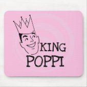 King Poppi T-shirts en geschenken Muismat (Voorkant)