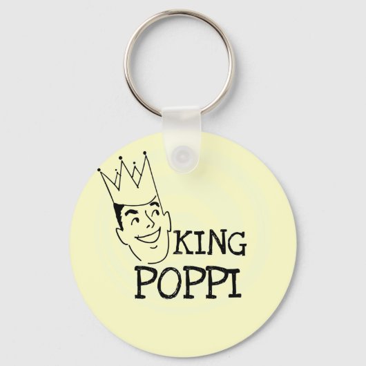 King Poppi T-shirts en geschenken Sleutelhanger (Voorkant)