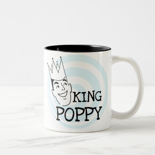 King Poppy T-shirts en cadeautjes Tweekleurige Koffiemok (Rechts)