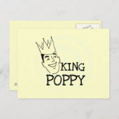 King Poppy T-shirts en geschenken Briefkaart (Voorkant / Achterkant)