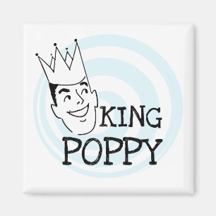 King Poppy T-shirts en geschenken Magneet