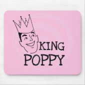 King Poppy T-shirts en geschenken Muismat (Voorkant)