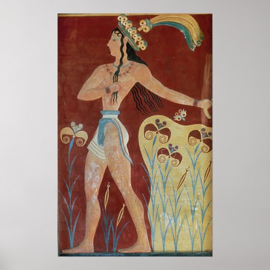 King-Priest of Prince with Lilies Poster (Voorkant)