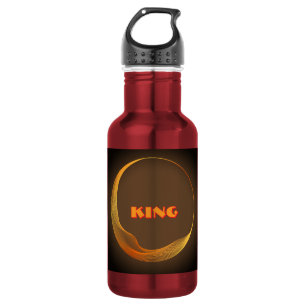 KING Print Maan-geïnspireerd Logo Rood Kleur Perfe Waterfles