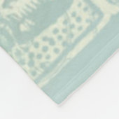 King Protea Floral Elegant Moderne  Chic Fleece Deken (Hoek)