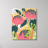 King Protea I Canvas Afdruk (Voorkant)