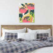 King Protea I Canvas Afdruk (Insitu (Slaapkamer))