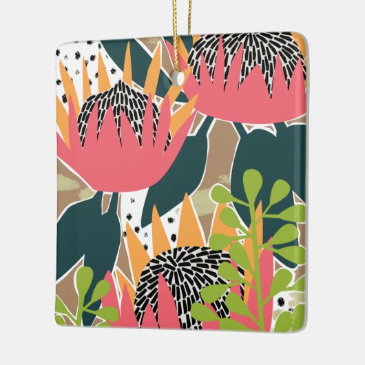 King Protea I Keramisch Ornament (Links)