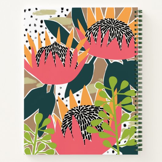 King Protea I Notitieboek (Achterkant)