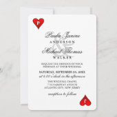 King & Queen Black, Red & Gold Vegas Kaart (Achterkant)