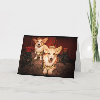 King & Queen Corgi Jubileum kaart