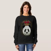 King Queen Giant Panda Princess Animal  Bear Trui (Voorkant volledig)