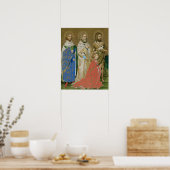 King Richard II - Wilton Diptych Poster (Keuken)
