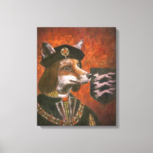 King Richard The Third Fox Canvas Afdruk (Voorkant)