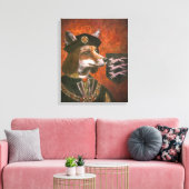 King Richard The Third Fox Canvas Afdruk (Insitu (Woonkamer))