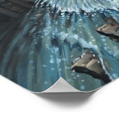 King Salmon Breaks Dam Poster (Hoek)