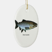 King Salmon Keramisch Ornament (Rechts)