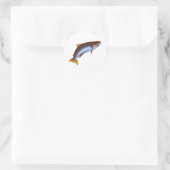 King Salmon Ronde Sticker (Tas)