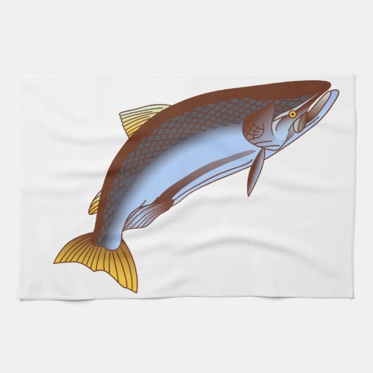 King Salmon Theedoek (Horizontaal)