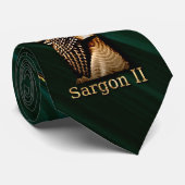 King Sargon II Stropdas (Opgerold)