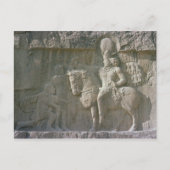 King Shapur I en Valerian Sassanian Briefkaart (Voorkant)