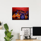 King Shepherd Poster (Thuiskantoor)