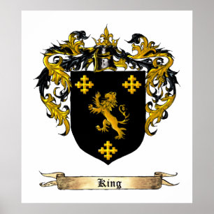 King Shield / wapenschild Poster