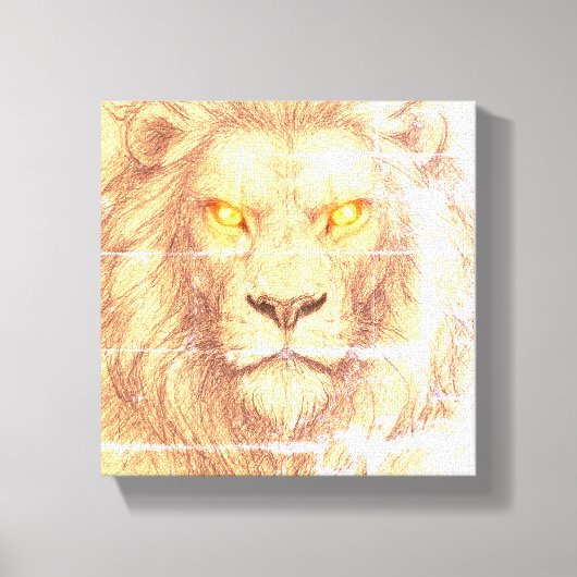 King Sparkle ogen Canvas Afdruk (Voorkant)