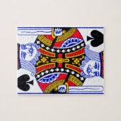 King-spelkaart Legpuzzel (Horizontaal)