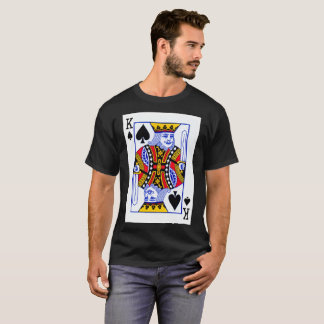 King-spelkaart T-shirt
