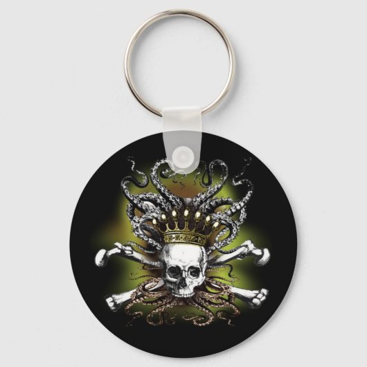 King Squid Skull Sleutelhanger (Voorkant)