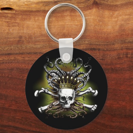 King Squid Skull Sleutelhanger (Voorkant)