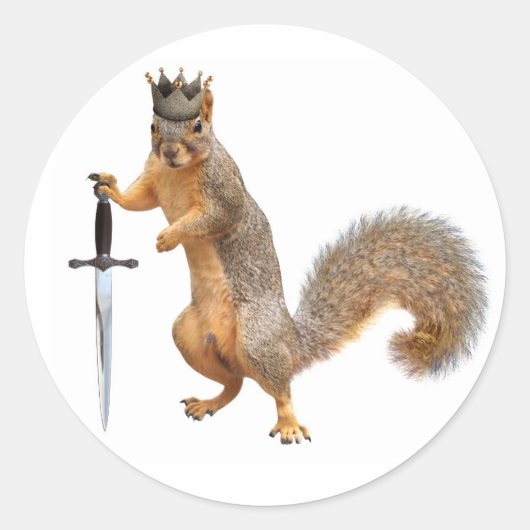 King Squirrel Stickers (Voorkant)