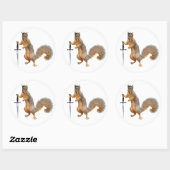 King Squirrel Stickers (Vel)