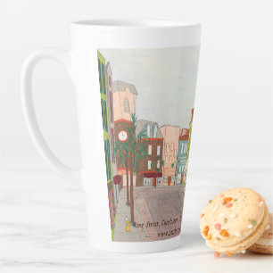 "King Street, Charleston, SC 1990" latte mok